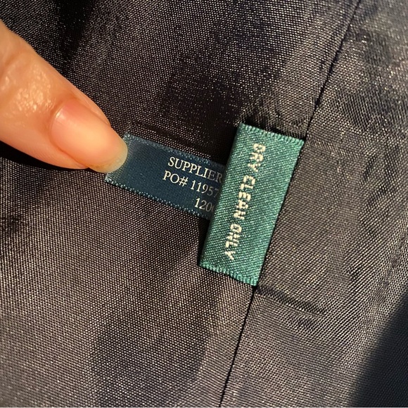 NWT~LAUREN RALPH LAUREN Women Black Crest Gold Button Blazer Jacket Size 16 - Picture 9 of 10